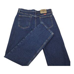 Wrangler Mens Premium Quality Jeans 31 x 30 Dark Rinse Heavyweight Denim